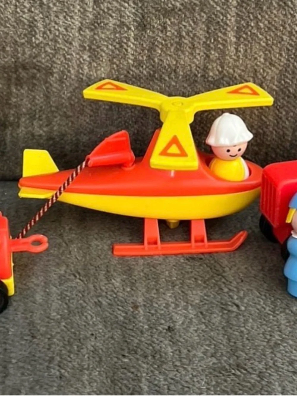 Vintage Fisher-Price Toy Lot - 1966 Chime Ball, Click n Clatter, Chatter Phone